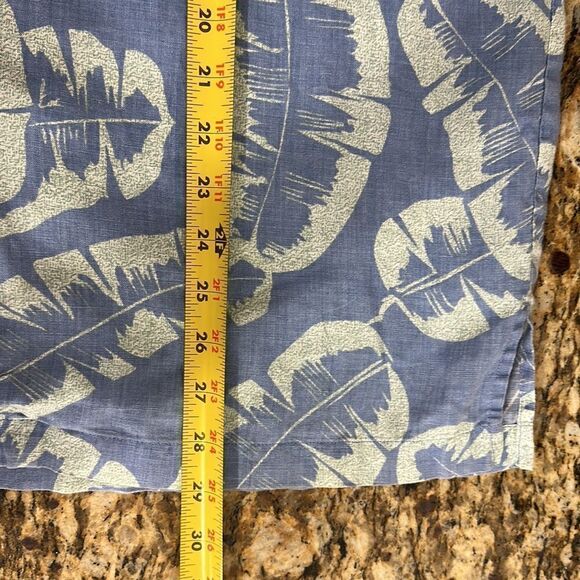 ❤️Last Chance Nat Nast Linen Short Sleeve Feather Print Hawaiian Shirt Size M - Picture 9 of 9